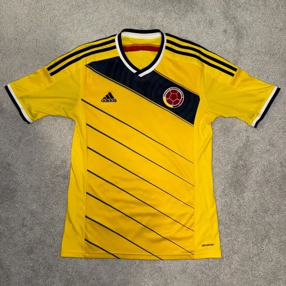 2014 Colombia Adidas Original Home Jersey Mens Size M (Used like New) - Picture 9 of 9